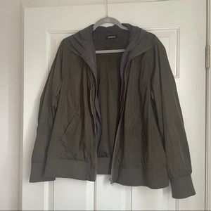 Torrid Olive Green Utility Jacket Hoodie